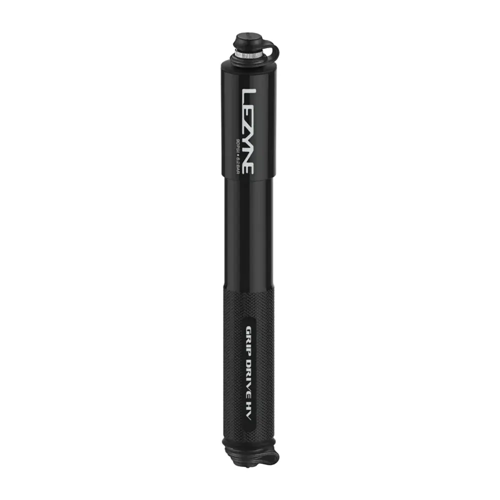 South Downs Bikes Lezyne Grip Drive Medium HV Hand Pump in Black | FREE delivery over £30 + Cycle Scheme