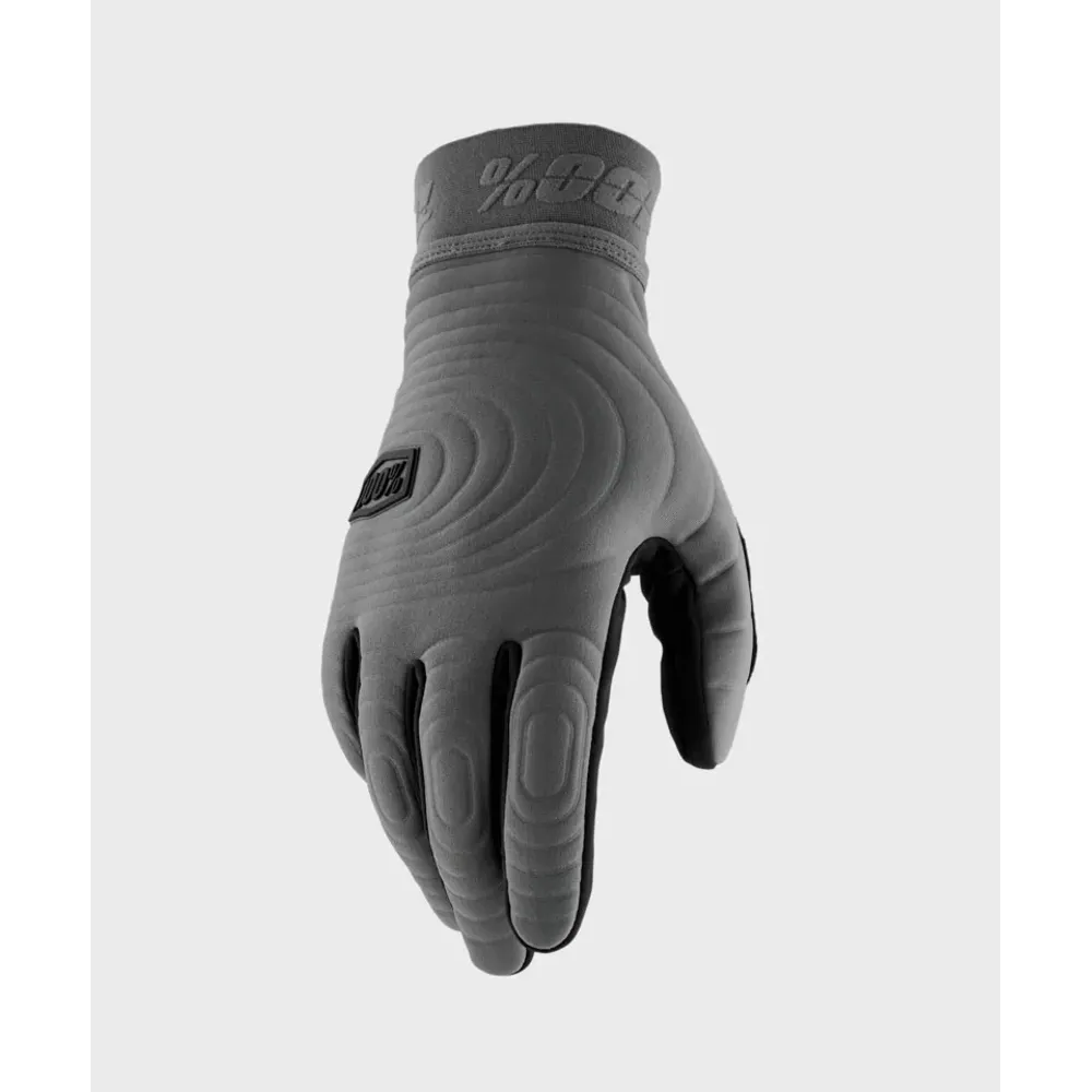 South Downs Bikes 100% 100 Brisker Xtreme Gloves Charcoal | FREE delivery over £30 + Cycle Scheme