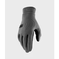 South Downs Bikes 100% 100 Brisker Xtreme Gloves Charcoal | FREE delivery over £30 + Cycle Scheme