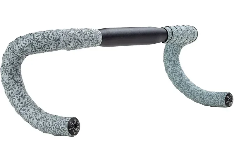 Supacaz Super Sticky Kush Gravel Tape w/ Ano. Plugs in Gunmetal/Black-2