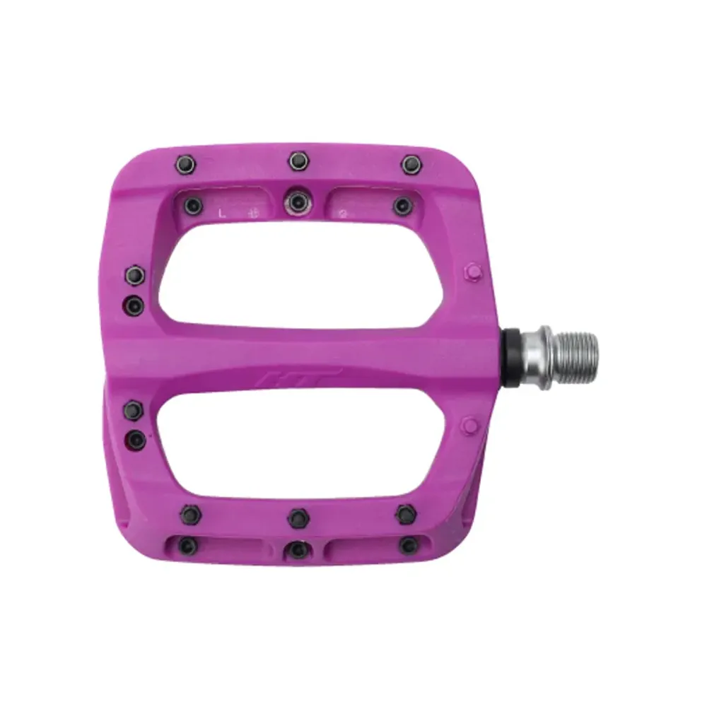 South Downs Bikes HT Components PA03A 9/16-inch BMX Pedals in Purple | FREE delivery over £30 + Cycle Scheme
