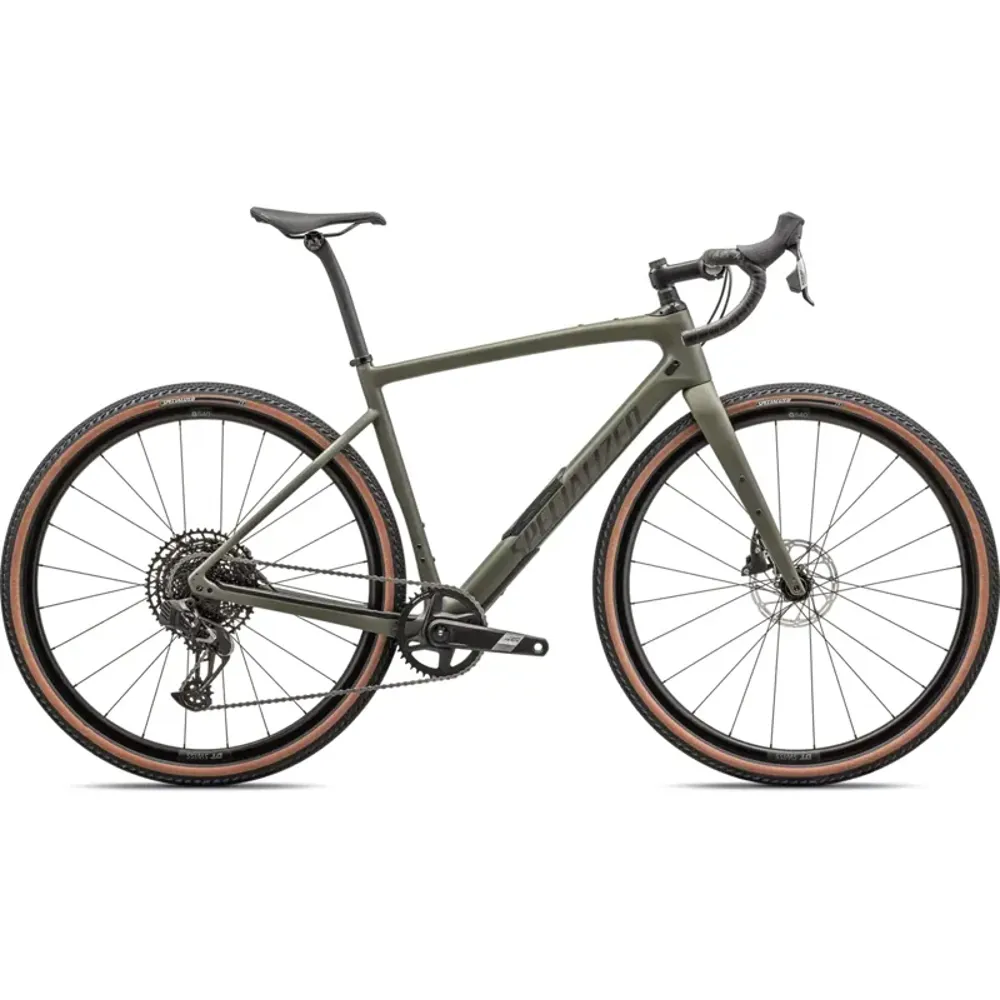 South Downs Bikes Specialized Diverge Comp Carbon Gravel Bike in Green/Grey | FREE delivery over £30 + Cycle Scheme