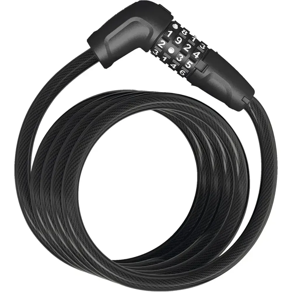 South Downs Bikes Abus Numero 5510C Combi Coil Cable Lock 10mm/180cm in Black | FREE delivery over £30 + Cycle Scheme