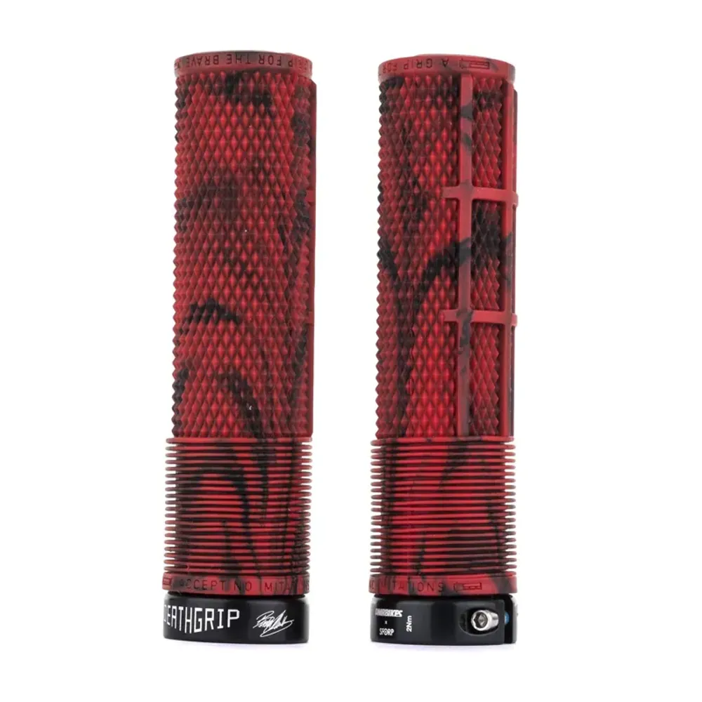 South Downs Bikes DMR Bikes DMR Brendog Deathgrip in Marble Red | FREE delivery over £30 + Cycle Scheme