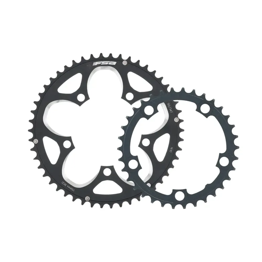 South Downs Bikes FSA Alloy Road 110BCD 2x11 Chainring Black 3 | FREE delivery over £30 + Cycle Scheme