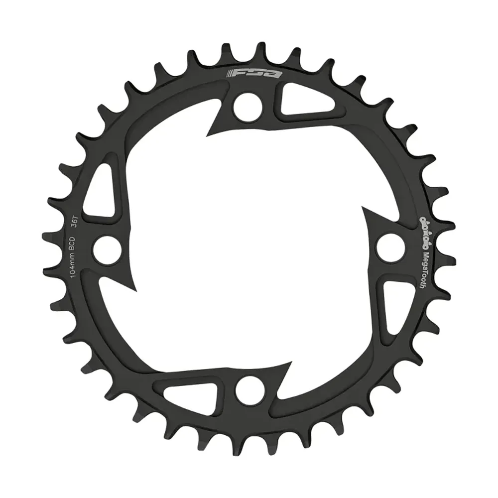 South Downs Bikes FSA Bosch G3/4 eBike 1x Megatooth Steel Chainring in Black | FREE delivery over £30 + Cycle Scheme