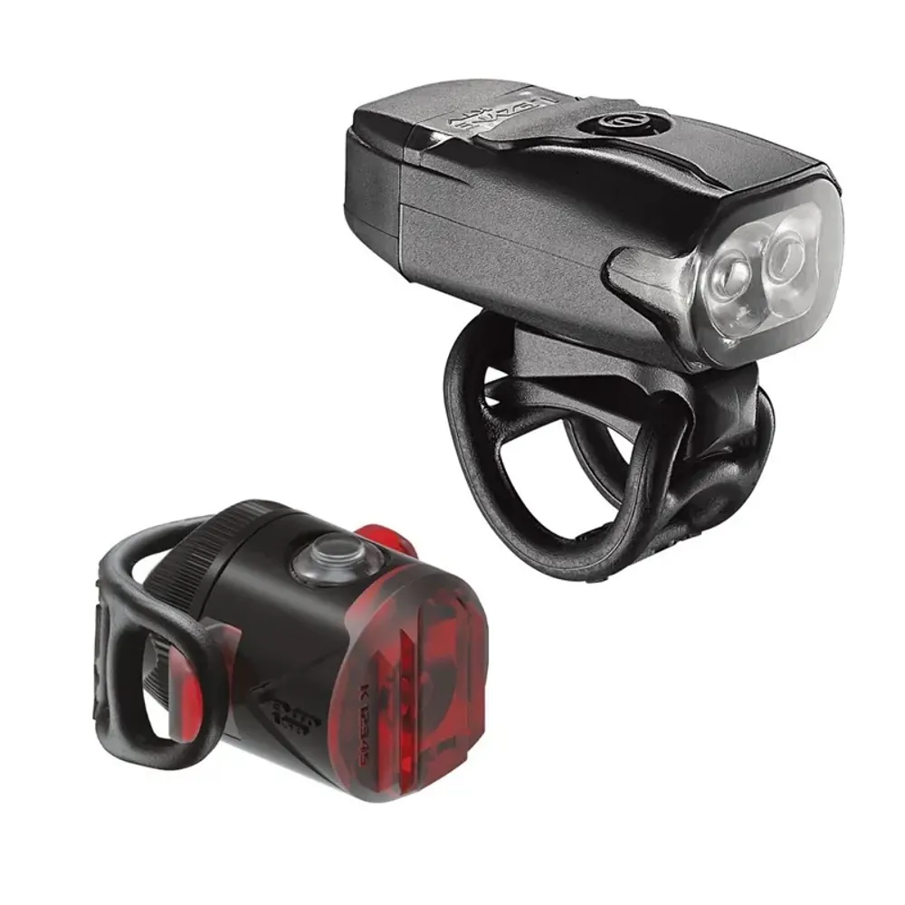 South Downs Bikes Lezyne LED KTV Drive / Femto USB Light Set in Black | FREE delivery over £30 + Cycle Scheme