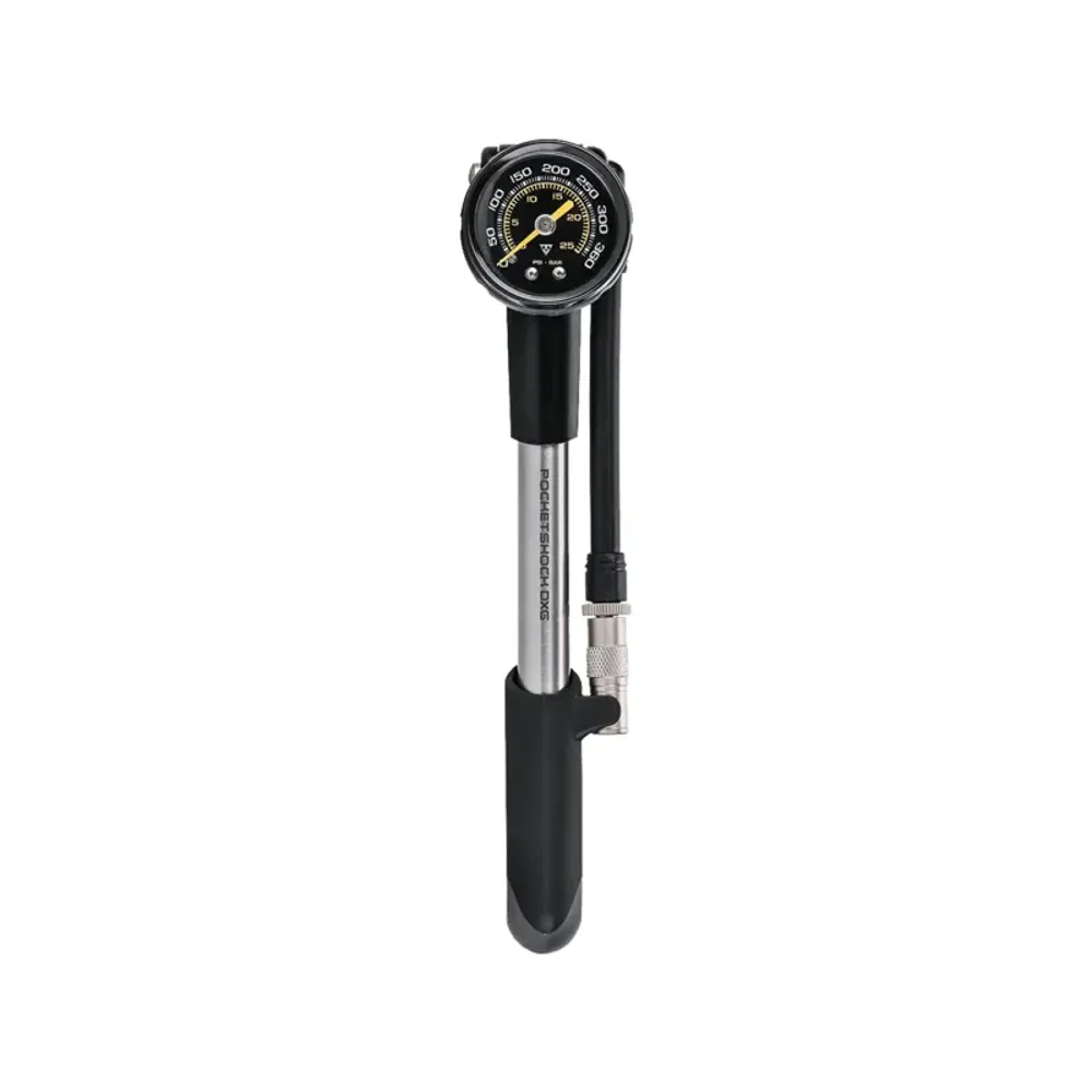 South Downs Bikes Topeak Pocket Shock DXG X-Large Hose Pump in Black | FREE delivery over £30 + Cycle Scheme
