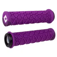 South Downs Bikes ODI Odi Vanquish D30 Lock-on ATB Grips w/ Graphite Clamp in Purple | FREE delivery over £30 + Cycle Scheme