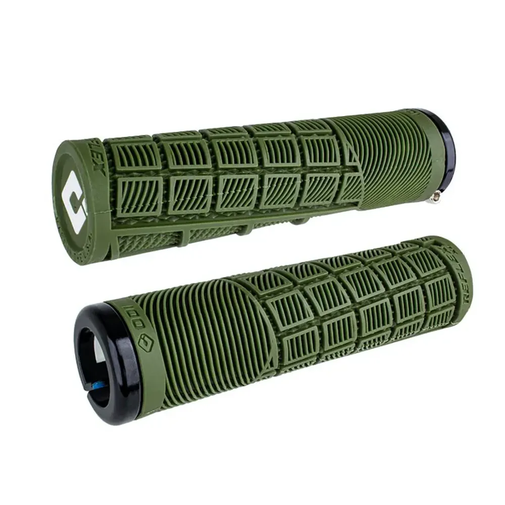 South Downs Bikes ODI Odi Reflex XL v2.1 Grips in Army Green | FREE delivery over £30 + Cycle Scheme