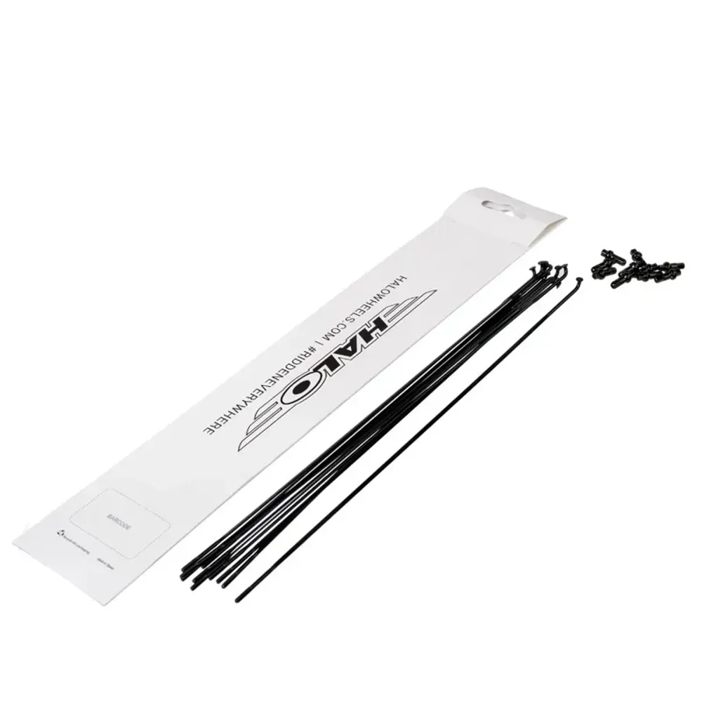 South Downs Bikes Halo Aero Racing Spokes in Black | FREE delivery over £30 + Cycle Scheme