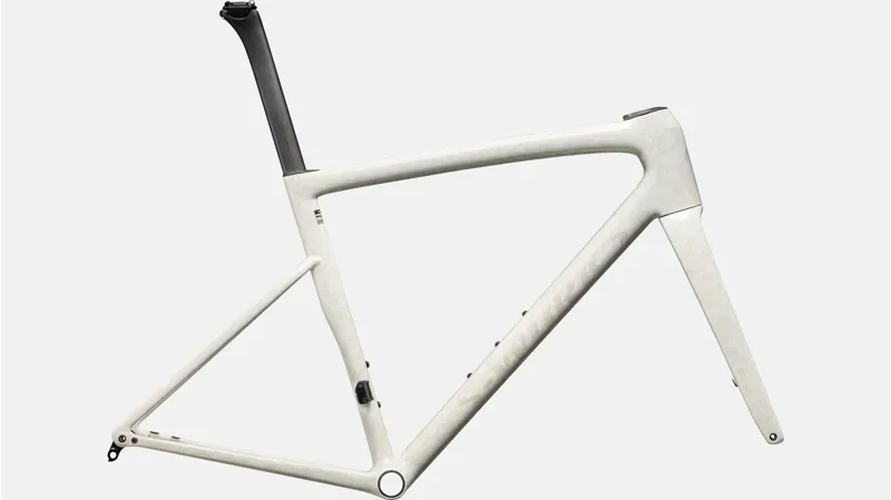 Specialized S-Works Tarmac SL8 Road Frameset in White Dune/Impasto-1