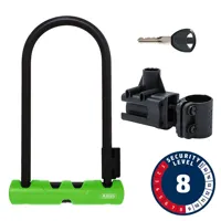 South Downs Bikes Abus Ultra 410K 6.7x9-inch U-Lock w/ 12mm Key in Green | FREE delivery over £30 + Cycle Scheme