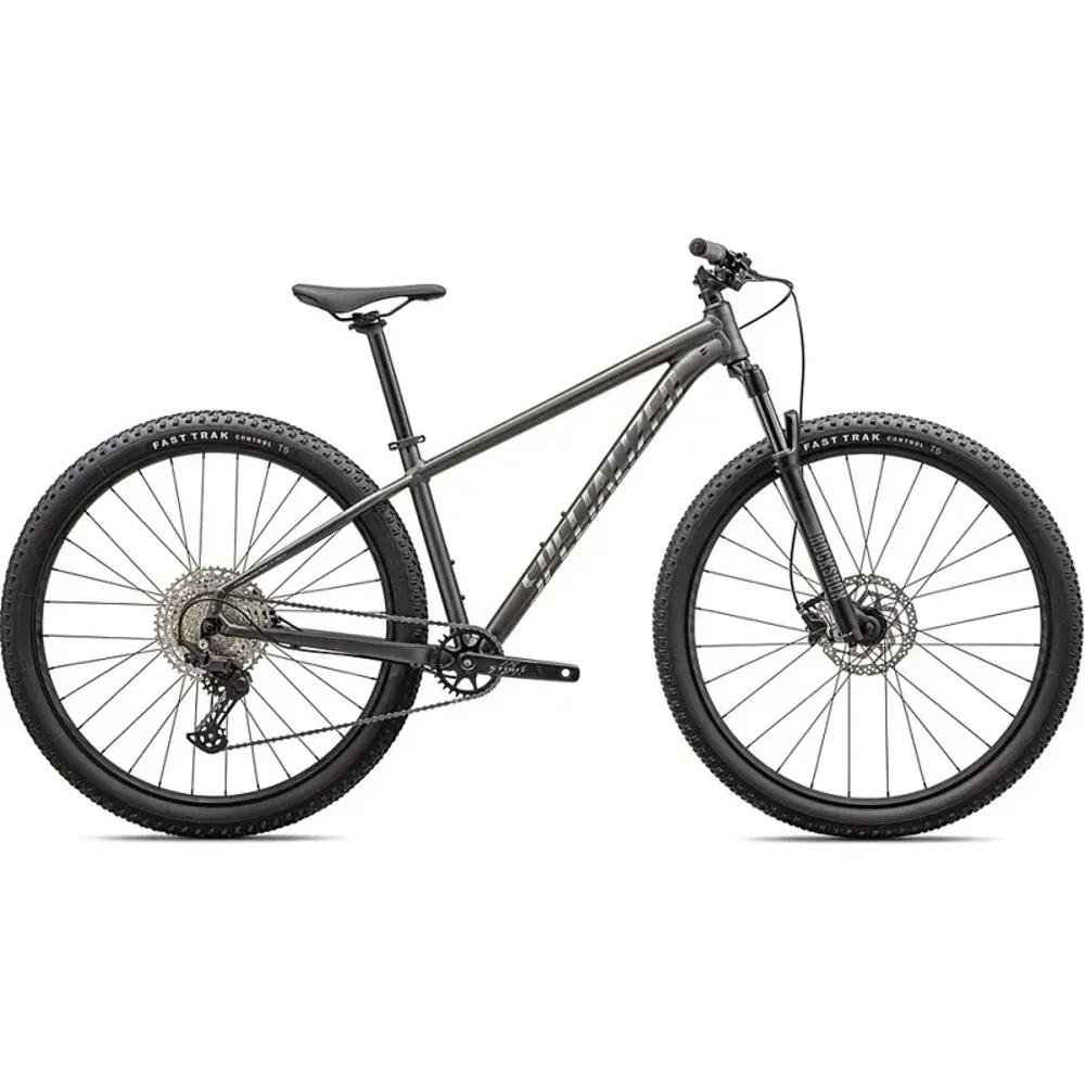 South Downs Bikes Specialized Rockhopper Expert Mountain Bike In Satin Smoke/Gloss Chrome | FREE delivery over £30 + Cycle Scheme