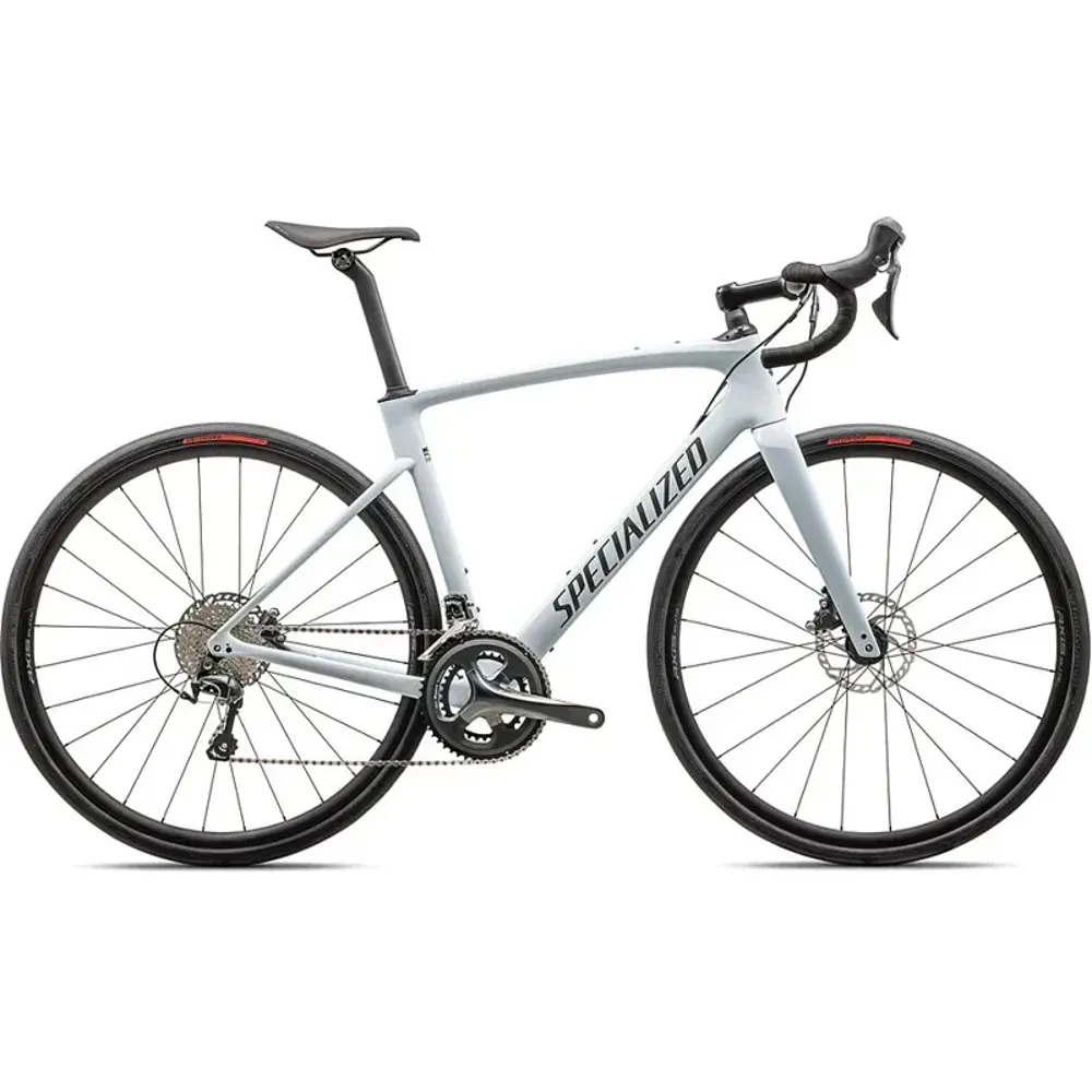 South Downs Bikes Specialized Roubaix SL8 Road Bike in Gloss Morning Mist/Smoke | FREE delivery over £30 + Cycle Scheme