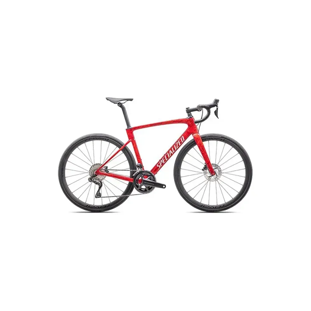 South Downs Bikes Specialized Roubaix SL8 Pro Carbon Road Bike in Fiery Red Strata/Dune White | FREE delivery over £30 + Cycle Scheme