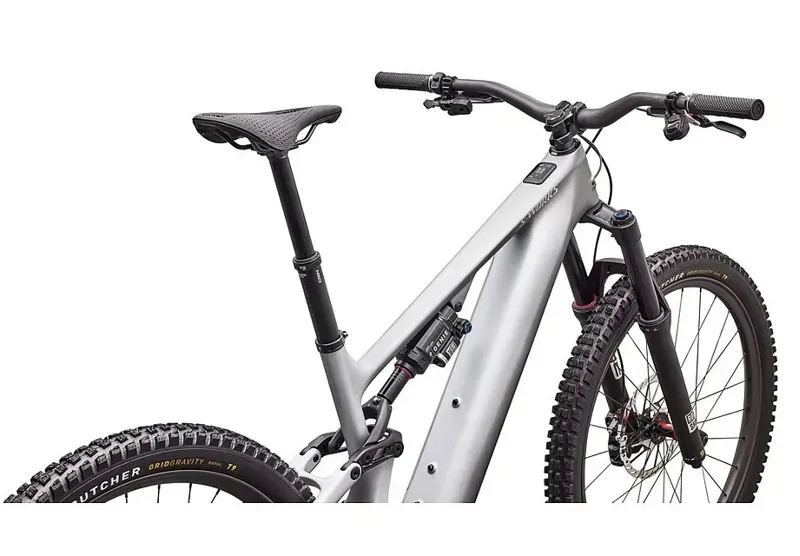 Specialized S-Works Turbo Levo 4 eMountain Bike in Satin Silver Dust-4