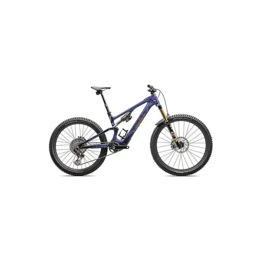 South Downs Bikes Specialized S-Works Turbo Levo SL E-Mountain Bike In Powdered Indigo Tint/Cool Grey Impasto/Midnight Shadow/Bronze | FREE delivery over £30 + Cycle Scheme