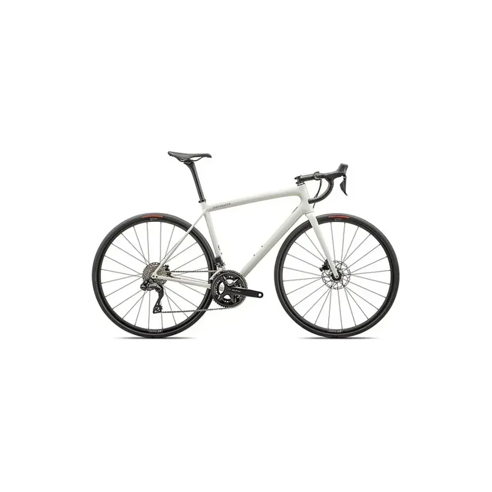South Downs Bikes Specialized Aethos Comp - Shimano 105 Di2 Road Race Bike In Gloss Dune White Metallic Spruce | FREE delivery over £30 + Cycle Scheme