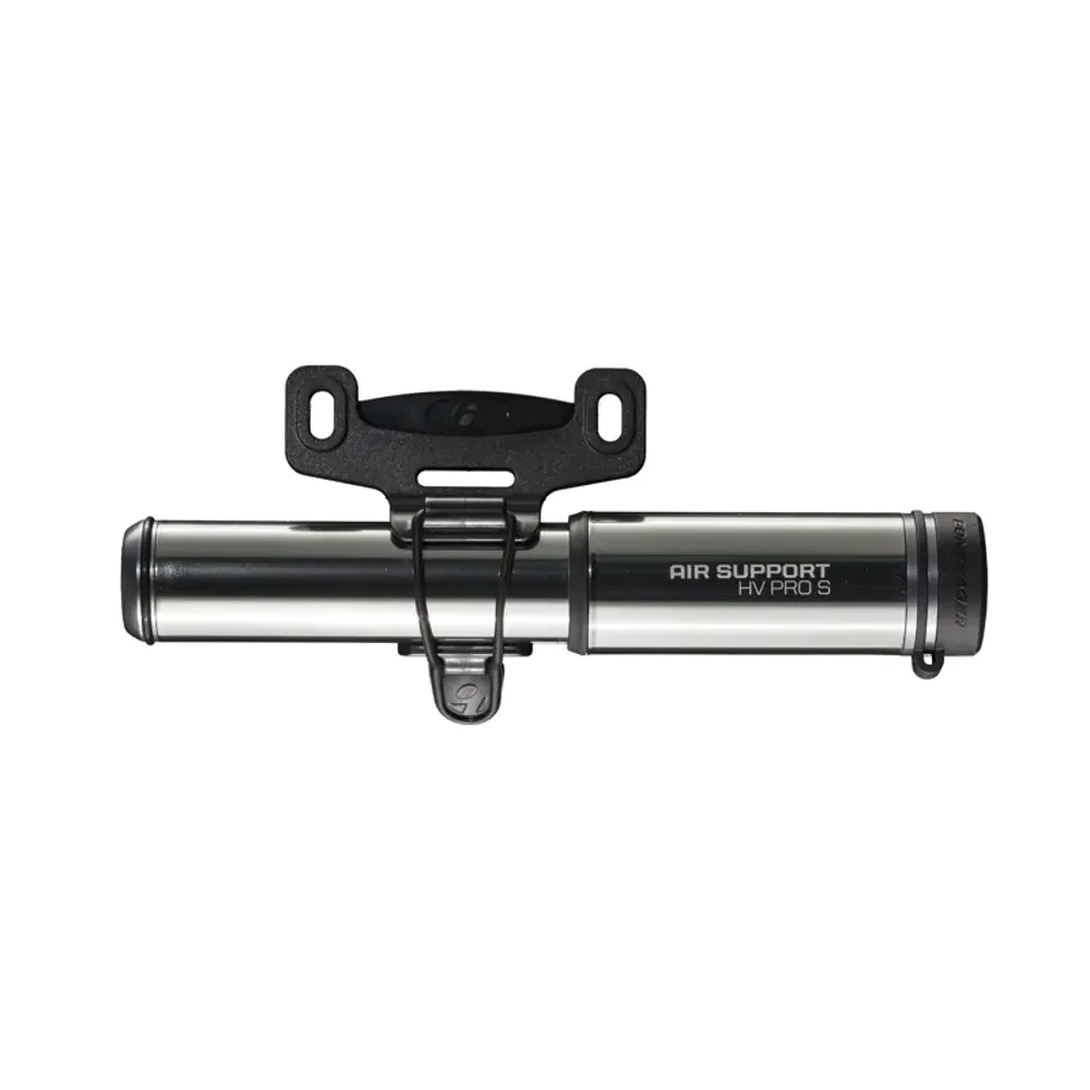 South Downs Bikes Bontrager Air Support HV Pro Cycling Pump in Silver | FREE delivery over £30 + Cycle Scheme