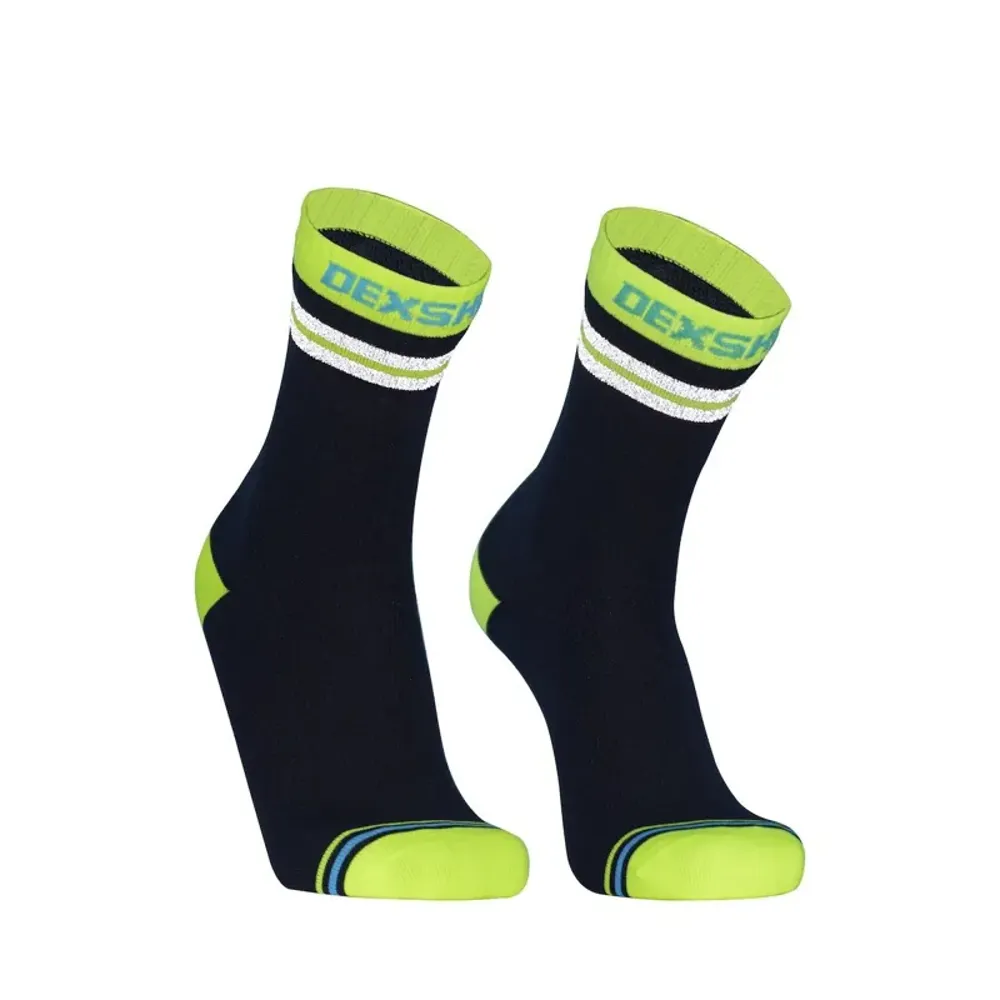 South Downs Bikes Dexshell Pro Visibility Hi-Vis Stripe Medium Socks In Yellow | FREE delivery over £30 + Cycle Scheme