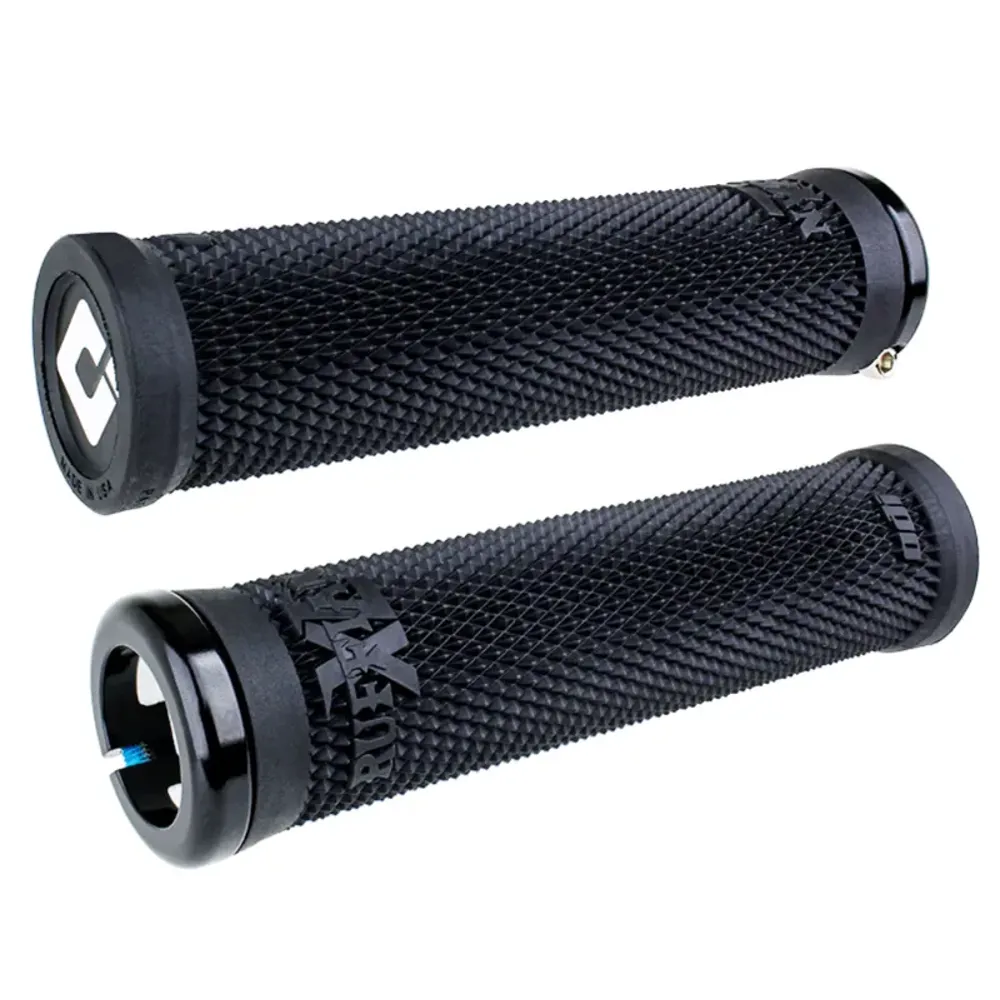 South Downs Bikes ODI Odi Ruffian V2.1 135mm MTB Lock-on Grips in Black | FREE delivery over £30 + Cycle Scheme
