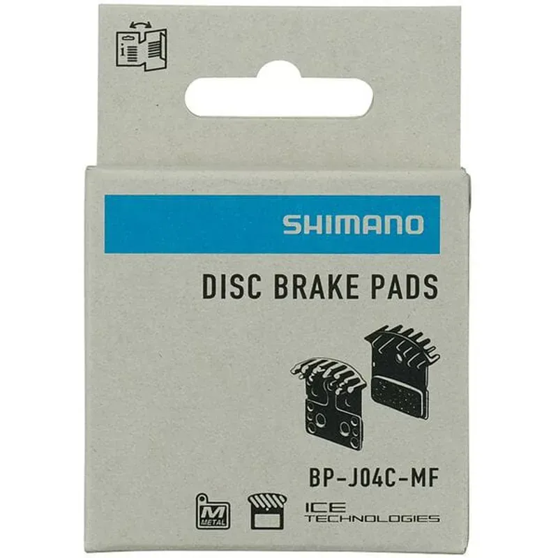 BRBX Metal Pad and spring J04C W/ Fin Black/ Silver-2
