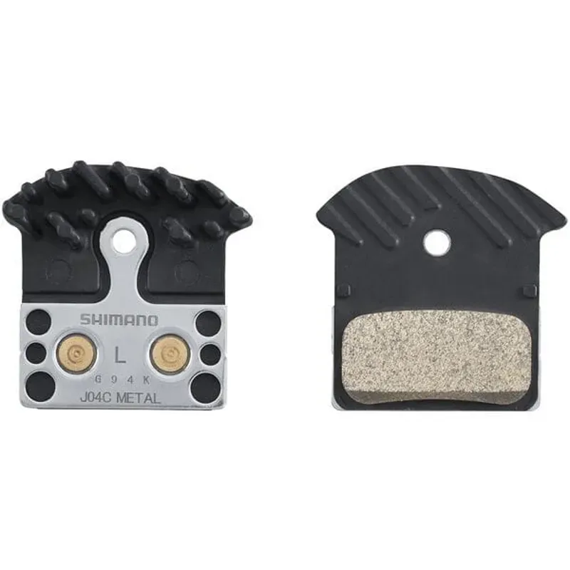 BRBX Metal Pad and spring J04C W/ Fin Black/ Silver-1