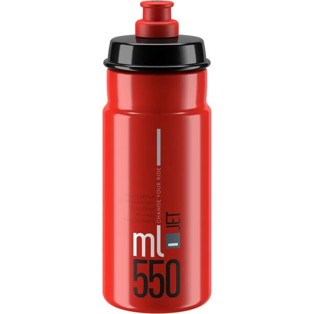 South Downs Bikes Elite 550ml Jet Bottle in Red | FREE delivery over £30 + Cycle Scheme