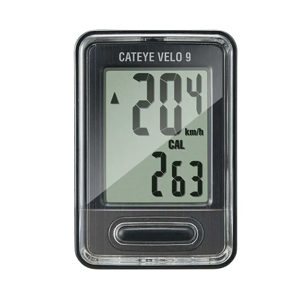South Downs Bikes Cateye Velo 9 Wired Computer In Black | FREE delivery over £30 + Cycle Scheme