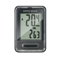 South Downs Bikes Cateye Velo 9 Wired Computer In Black | FREE delivery over £30 + Cycle Scheme