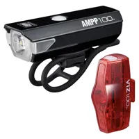South Downs Bikes Cateye Ampp 100 / Viz 100 Bike Light Set | FREE delivery over £30 + Cycle Scheme