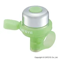 South Downs Bikes Cateye Pb-1000 Wind Brass Bell in Green | FREE delivery over £30 + Cycle Scheme