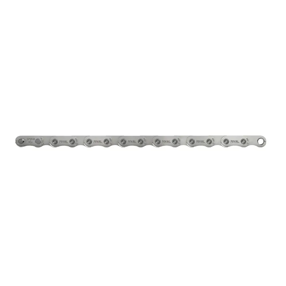 South Downs Bikes SRAM Rival AXS D1 120-link 12-speed Chain w/ Powerlock in Silver | FREE delivery over £30 + Cycle Scheme