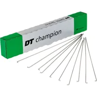 South Downs Bikes DT Swiss Champion 100-pack Silver Spokes - 2x294mm | FREE delivery over £30 + Cycle Scheme
