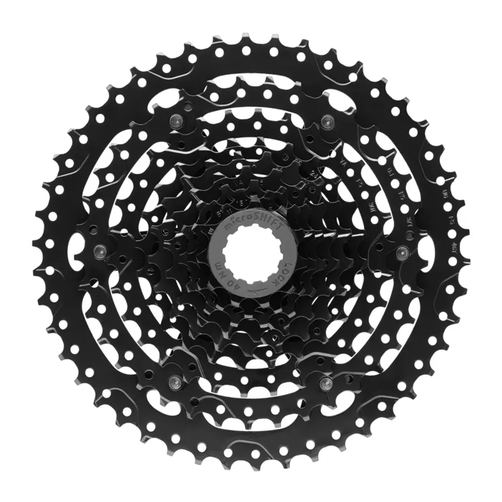 South Downs Bikes Microshift microSHIFT ADVENT H-Series 9 Speed 11-46 Cassette in Black | FREE delivery over £30 + Cycle Scheme