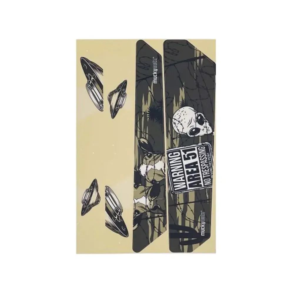 South Downs Bikes Mucky Nutz Stay Skinz Protector in Area51 Matt | FREE delivery over £30 + Cycle Scheme