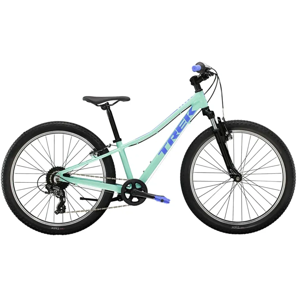 South Downs Bikes Trek Precaliber 24 8-Speed Suspension Kids Hybrid Bike in Aloha Green | FREE delivery over £30 + Cycle Scheme