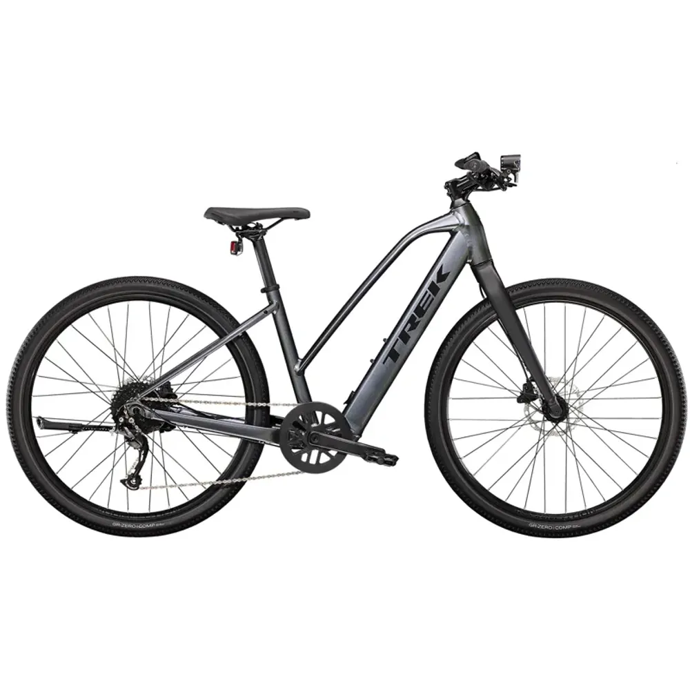 South Downs Bikes Trek Dual Sport+ 2 Stagger Hybrid eBike in Galactic Grey | FREE delivery over £30 + Cycle Scheme