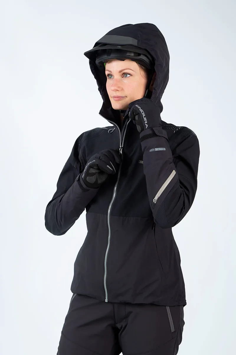 Endura MT500 Womens Waterproof Jacket in Black-6