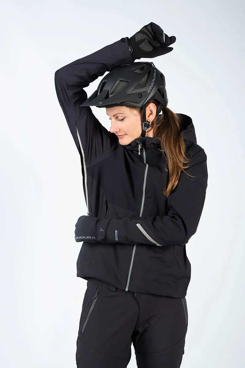Endura MT500 Womens Waterproof Jacket in Black-5