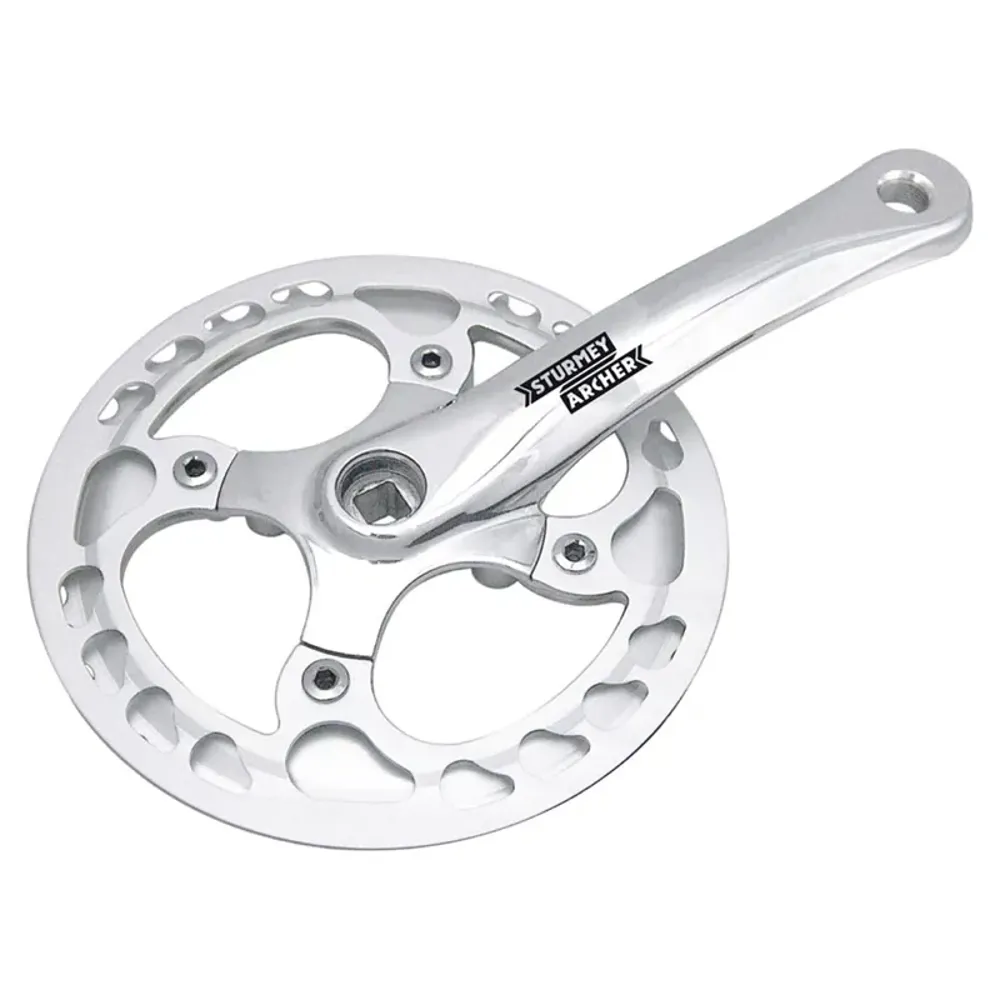 South Downs Bikes Sturmey Archer FCS73 170mm Single Speed Crank in Silver | FREE delivery over £30 + Cycle Scheme