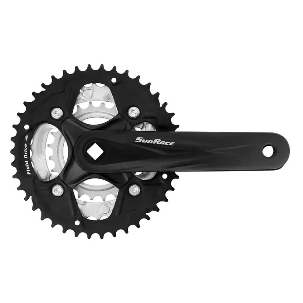 South Downs Bikes Sunrace M500 Chainset 170mm in Black | FREE delivery over £30 + Cycle Scheme