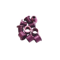 South Downs Bikes Id ID Alloy Double 8.5mm Aluminium Chainring Bolts in Anodized Purple | FREE delivery over £30 + Cycle Scheme