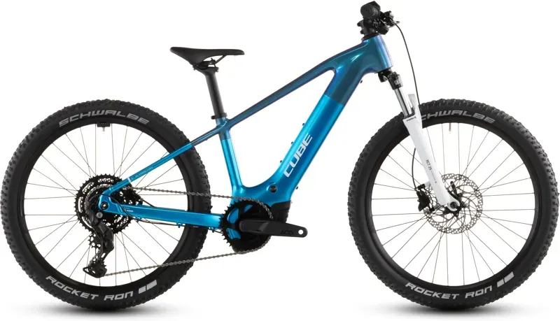 Cube Acid 240 Hybrid Rookie Pro 400x E-Kids Bike In Actionteam