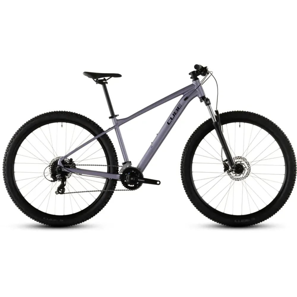 South Downs Bikes Cube Aim One Mountain Bike in Light Purple/Chrome | FREE delivery over £30 + Cycle Scheme