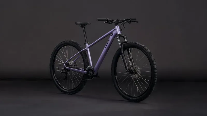 Cube Aim One Mountain Bike in Light Purple/Chrome-1