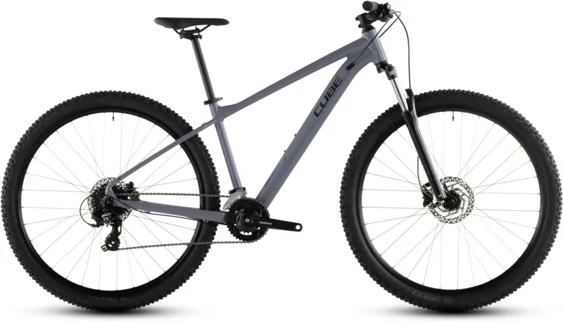 Cube Aim One Mountain Bike in Smoke/Black
