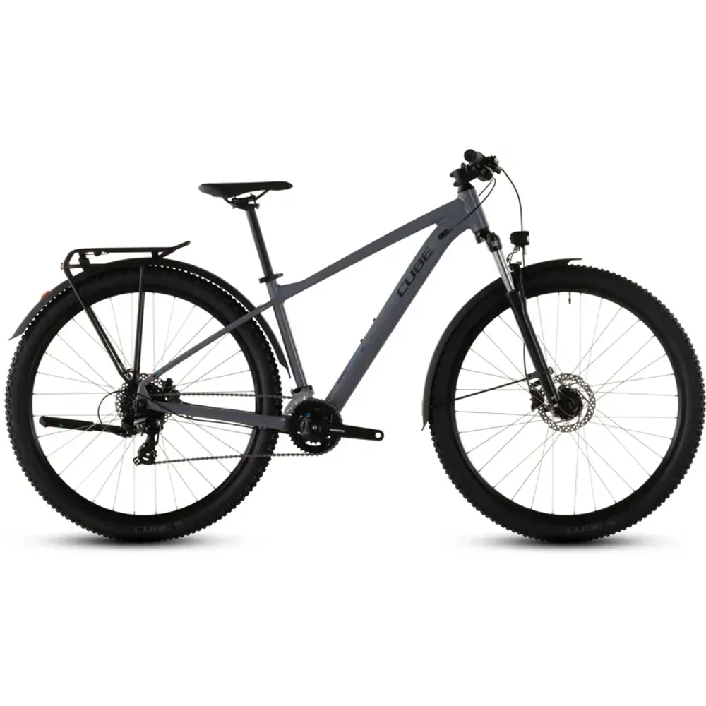 South Downs Bikes Cube Aim One FE Mountain Bike in Smoke/Black | FREE delivery over £30 + Cycle Scheme