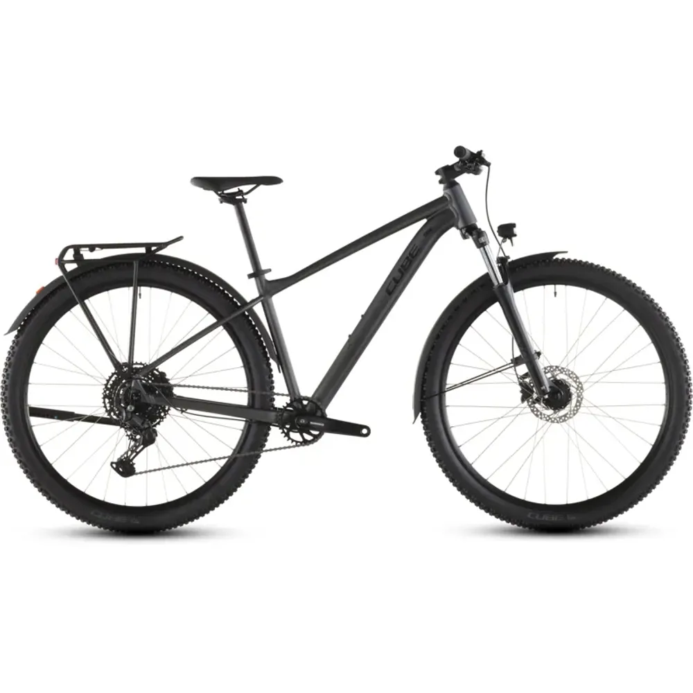 South Downs Bikes Cube Aim Pro Fe Mountain Bike in Slate Black/Black | FREE delivery over £30 + Cycle Scheme
